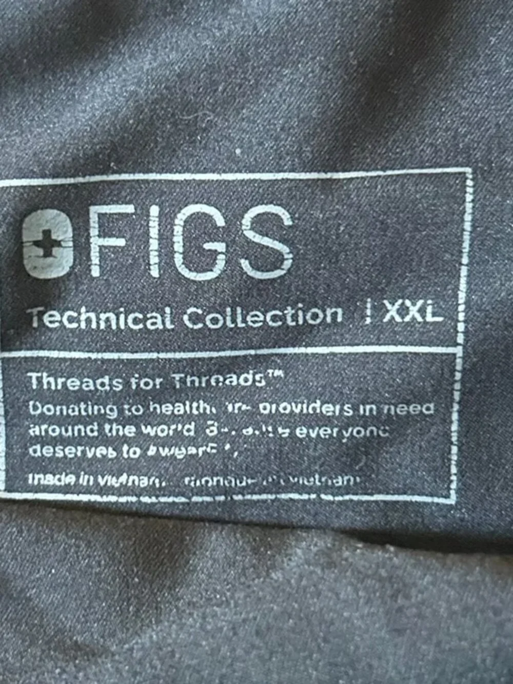 Figs Tansen Jogger Mens Scrub Pant Size XXL 2XL Black Scrub Pants Medical Dental